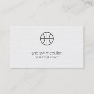 Basketball Coach Scout Professional Sports Business Card