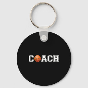 Basketball Coach Sports Coaching Staff Head Coach Keychain