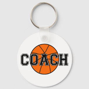 Basketball Coach T-shirts and Gifts. Keychain