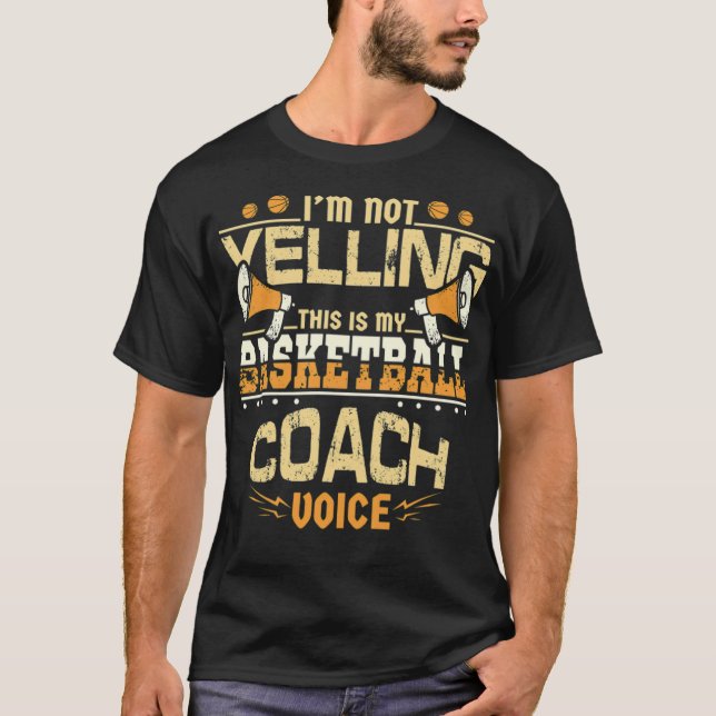 Basketball Coach team gift  T-Shirt (Front)
