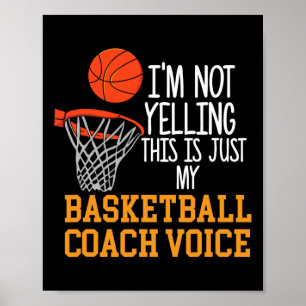 Basketball Coach Voice  Poster