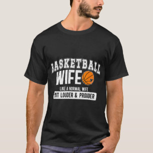 Basketball Coach Wife Funny Wife Of A Basketball C T-Shirt