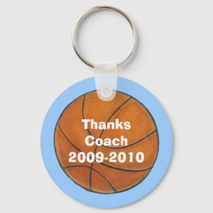 Basketball Coach's Key Chain