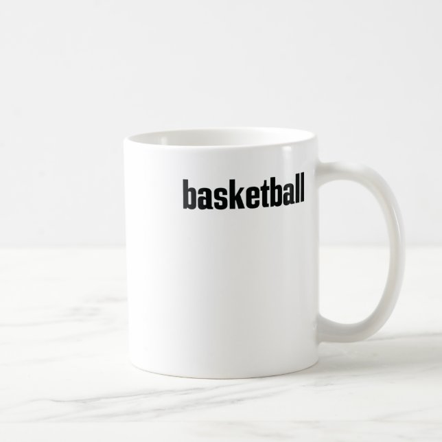 Basketball  coffee mug (Right)