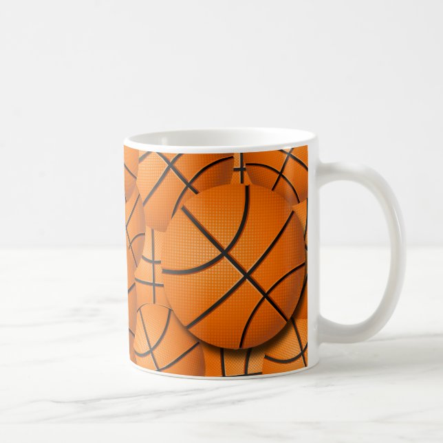BASKETBALL COLLAGE COFFEE MUG (Right)