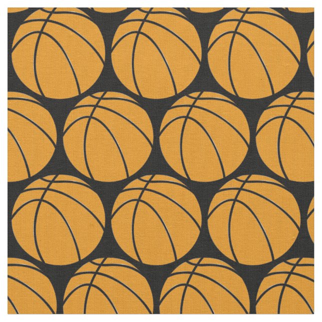 Basketball Combed Cotton Fabric (Close Up)