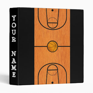 Basketball Court Binder - Custom Basketball Gifts