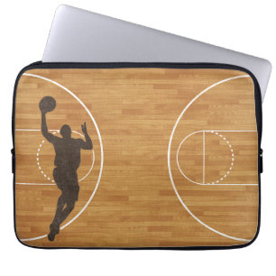 Basketball Court Boy Laptop Sleeve