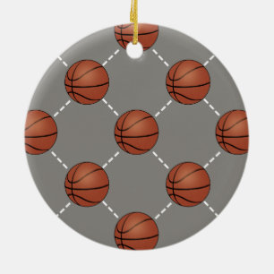 Basketball Court Ceramic Ornament