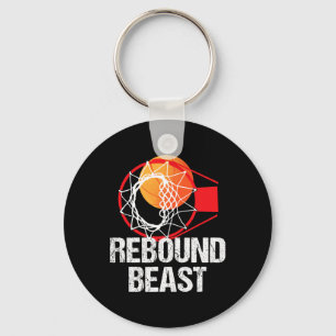 Basketball Court Fun Rebound Beast Player Gift Keychain