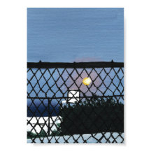 Basketball Court Print, Value Poster Papier