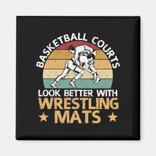 Basketball Courts Look Better With Wrestling Mats Magnet