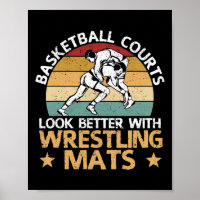 Basketball Courts Look Better With Wrestling Mats