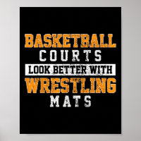 Basketball Courts Look Better With Wrestling Mats 