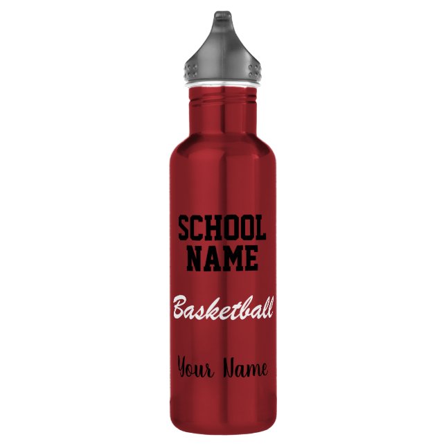 Basketball - Create Your Own School Spirit 710 Ml Water Bottle (Right)