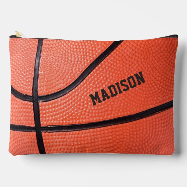 Basketball custom name accessory pouch (Front)