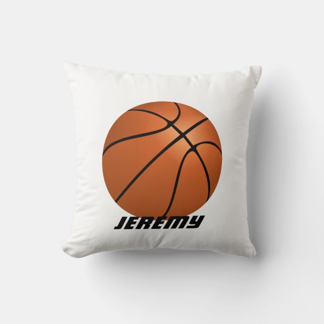 basketball  custom personalized pillow (Front)