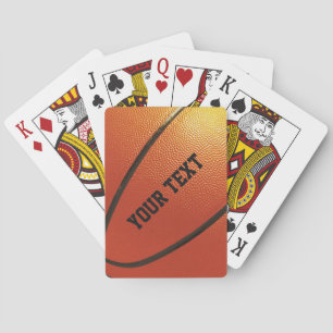 Basketball custom playing cards