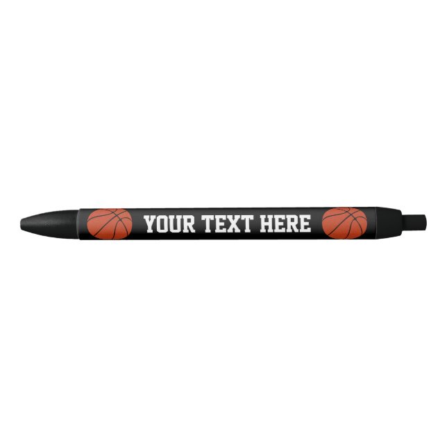 Basketball Custom Team Name / Text Coach's Pens 🏀 (Front)