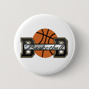 Basketball Dad 2 Inch Round Button