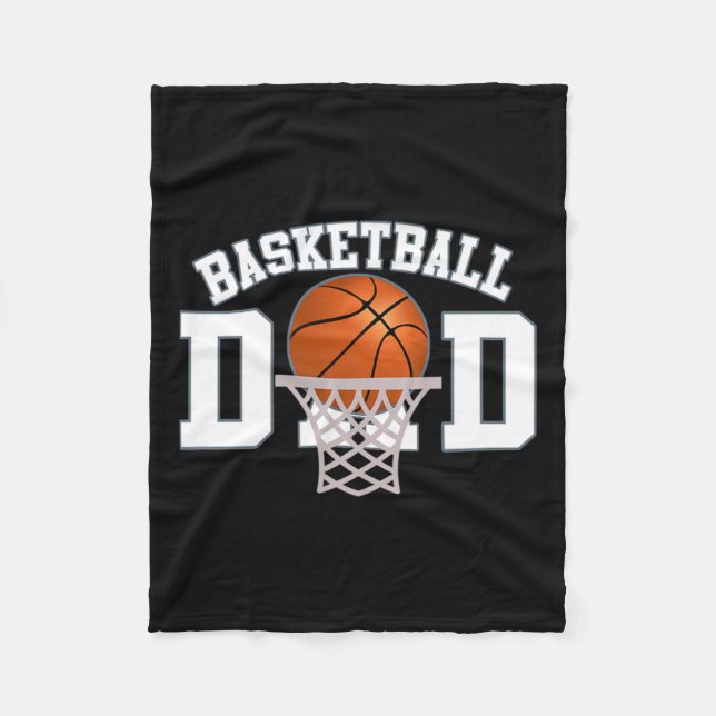 Basketball Dad 4  Fleece Blanket (Front)