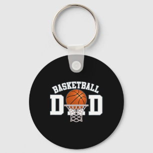 Basketball Dad 4 Keychain
