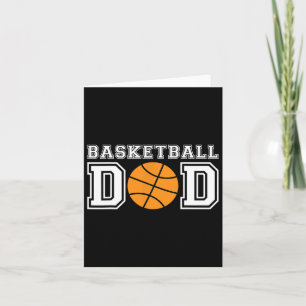 Basketball Dad Basketball Gift For Father Basketba Card