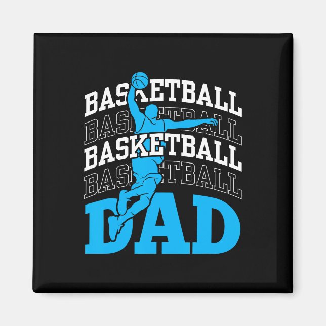 Basketball Dad Coach Team Match Player Father Dadd Magnet (Front)