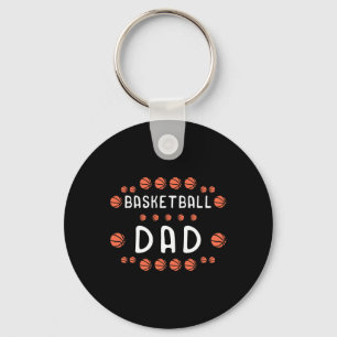 Basketball Dad Fan Best Daddy Ever Hooper  Keychain
