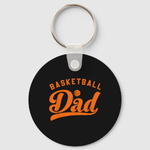 Basketball Dad Gifts Daddy Basketball Father's Day Keychain