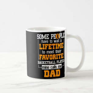 Basketball Dad Lifetime Favourite Player Father's Coffee Mug