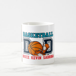 Basketball Dad Photo Collage Mug – Personalized 