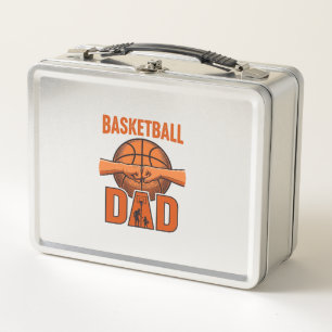 Basketball Dad Vintage Engraving Shirt Design_1 Metal Lunch Box