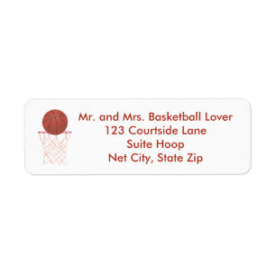 Basketball dans le Hoop Net adresse de peinture