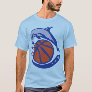 basketball dauphin logo 3 star dolphin club T-Shirt