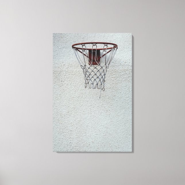 Basketball Design Canvas Print (Front)