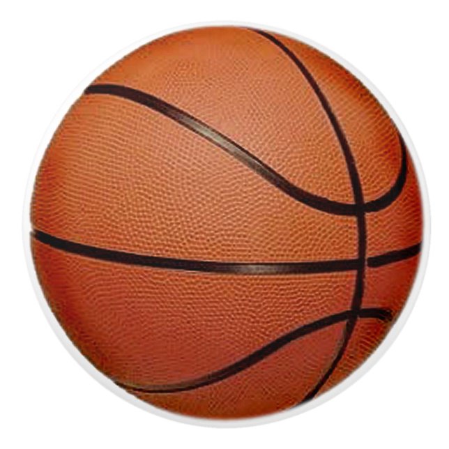 Basketball Design Drawer Pull, Cabinet Knob (Front)