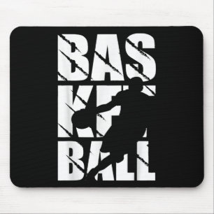 Basketball Design For Basketball Player And Basket Mouse Pad