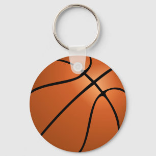 Basketball design keychain