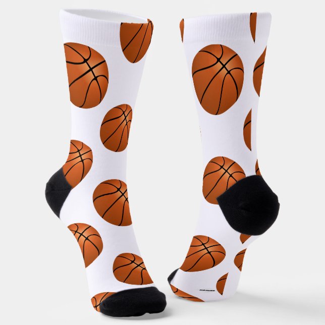 Basketball Design Socks HAMbWG (Angled)