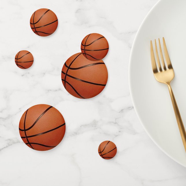 Basketball Design Table Confetti (Group)