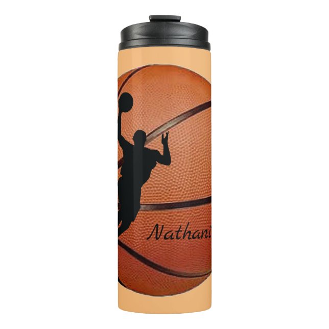 Basketball Design Thermal Tumbler (Front)