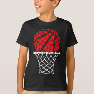 Basketball Dots Happy Dot Day For Kids Man Woman T-Shirt
