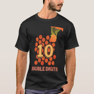 Basketball Double Digits Birthday Boy or Girl Spor T-Shirt