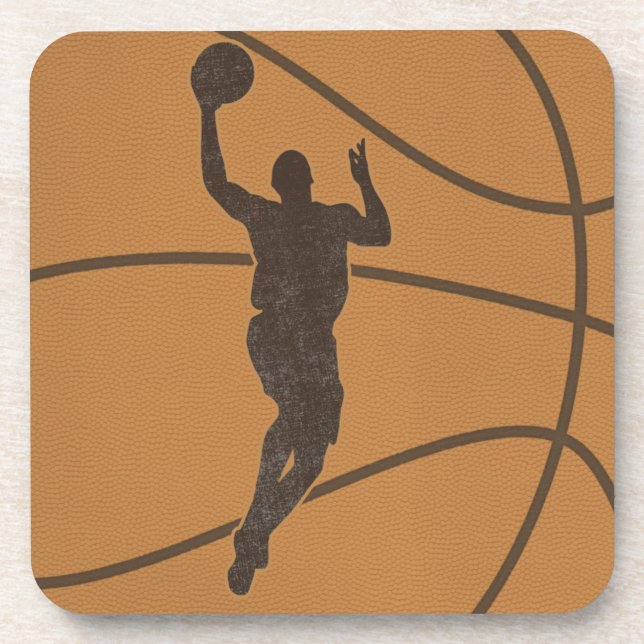 Basketball Drink Coasters (Front)