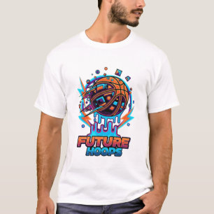 Basketball Drip Neon Basketball Graphics  T-Shirt
