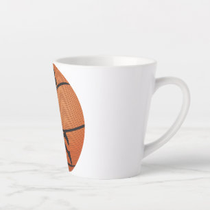 Basketball dunk latte mug