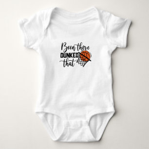 Basketball Dunk Print Baby Bodysuit