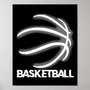Basketball Dunking Dribbling Bball Hoop Basket Pla Poster