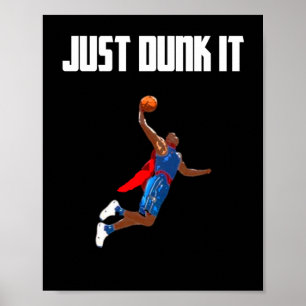 Basketball Dunking  Poster